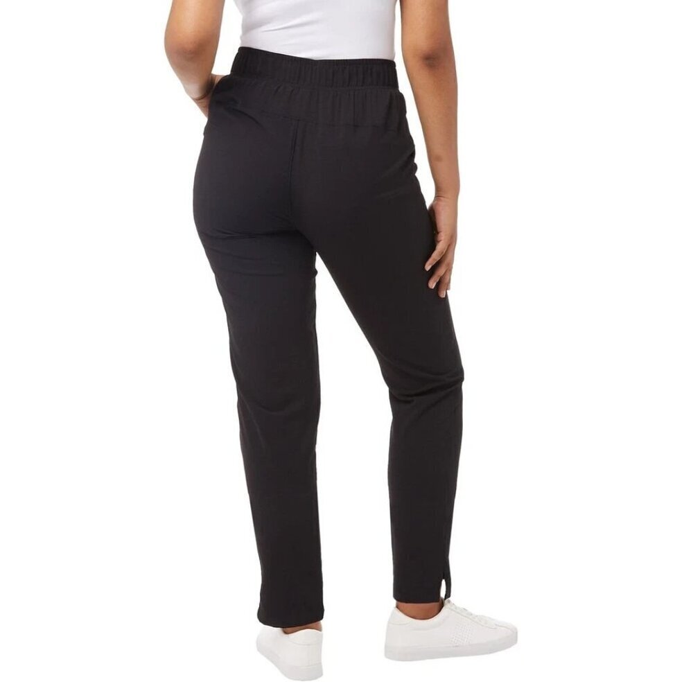 NWOT 32 Degrees Cool Ankle Length Pants Women's S Black Straight Leg - Picture 2 of 9